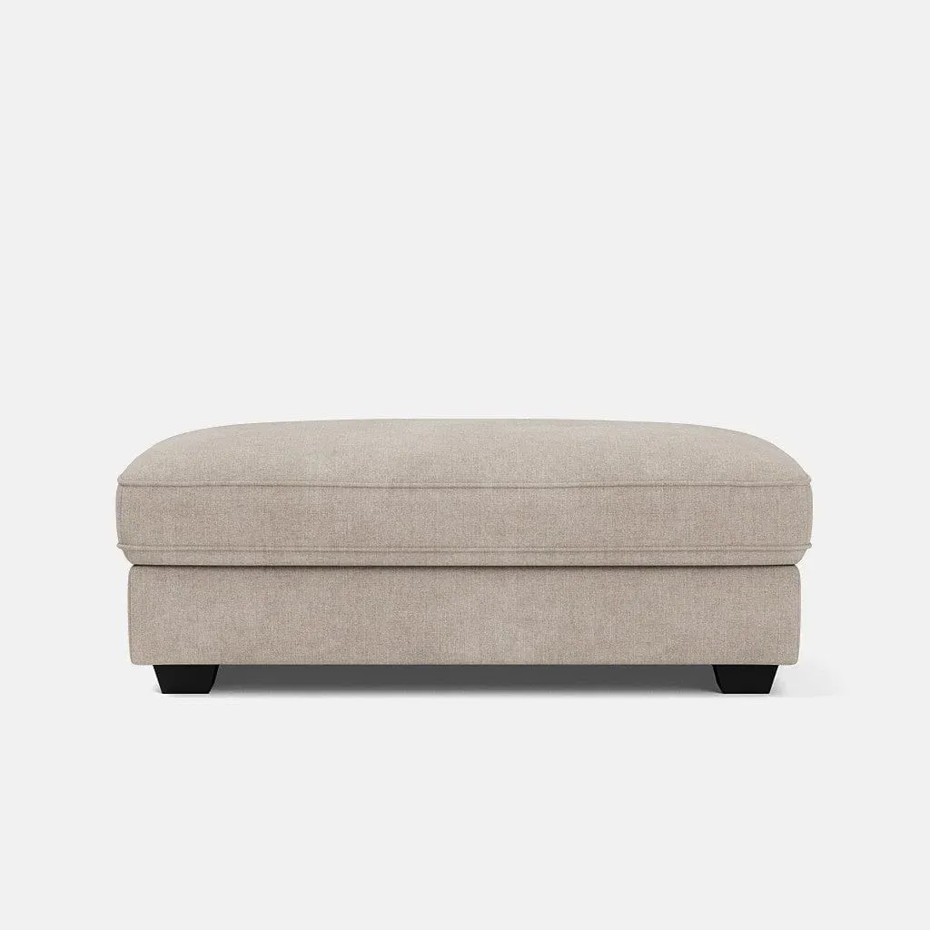 Bloomsbury Ottoman Footstool - Summer Linen, Chenille product