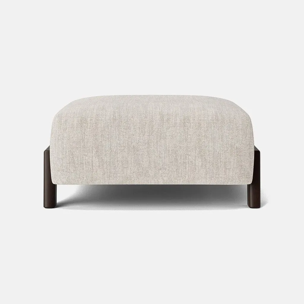 Clea Footstool - Bare Beige, Chenille product