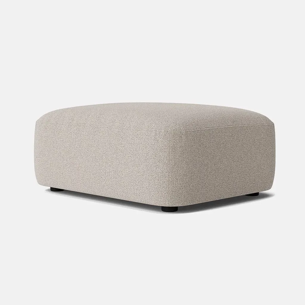 Copenhagen Footstool - Greige, Soft Woven product