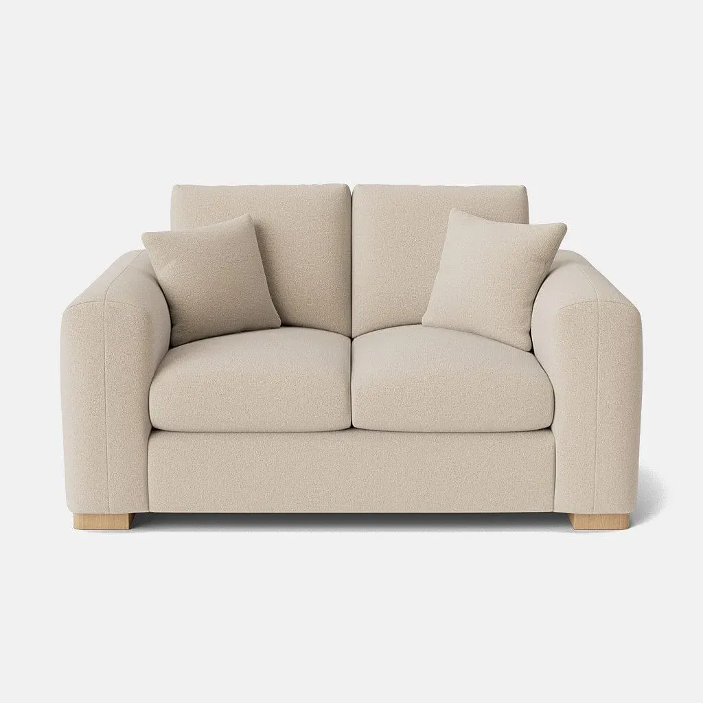 Henley Highback 2 Seater Sofa - Natural Cream, Chenille product