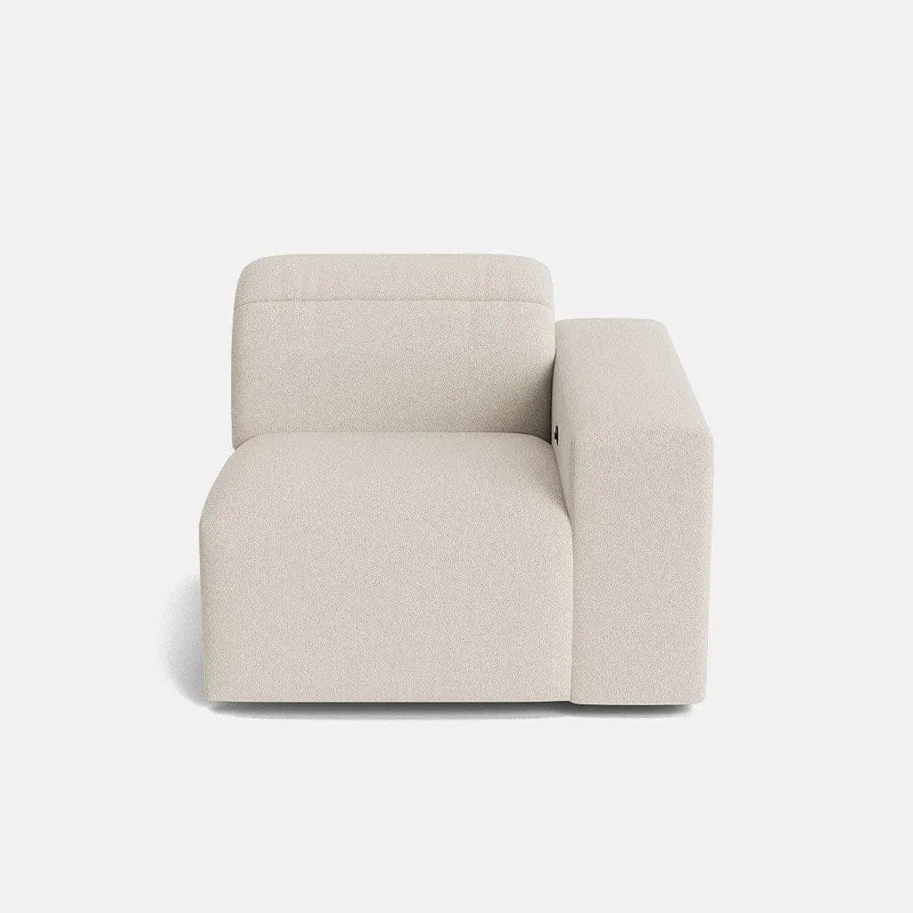 Juno Left Motion Arm Piece - Quiet Shore, Boucle product