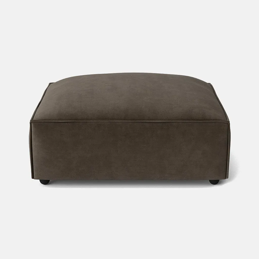 Marylebone Small Footstool - Moody Mocha, Chenille product