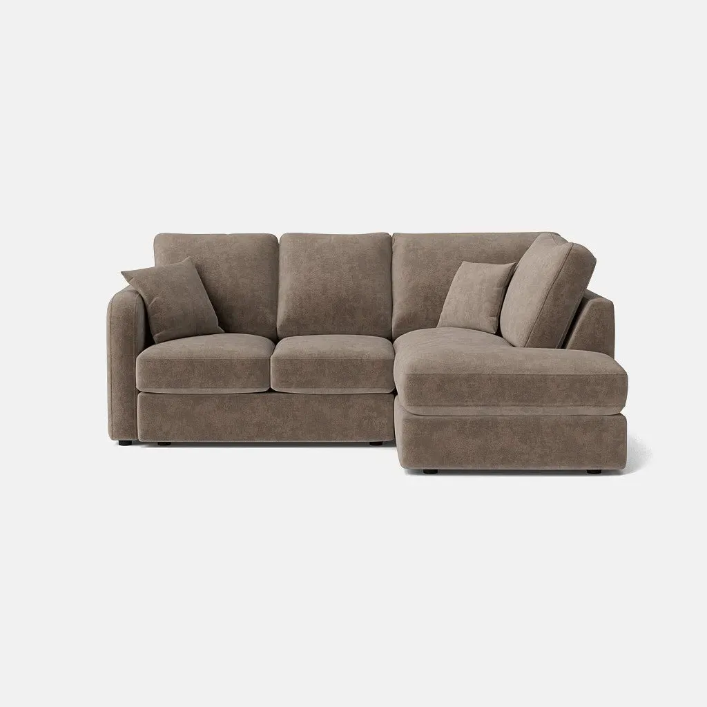 Milan Luxe Left Corner Sofa - Wild Truffle, Chenille product