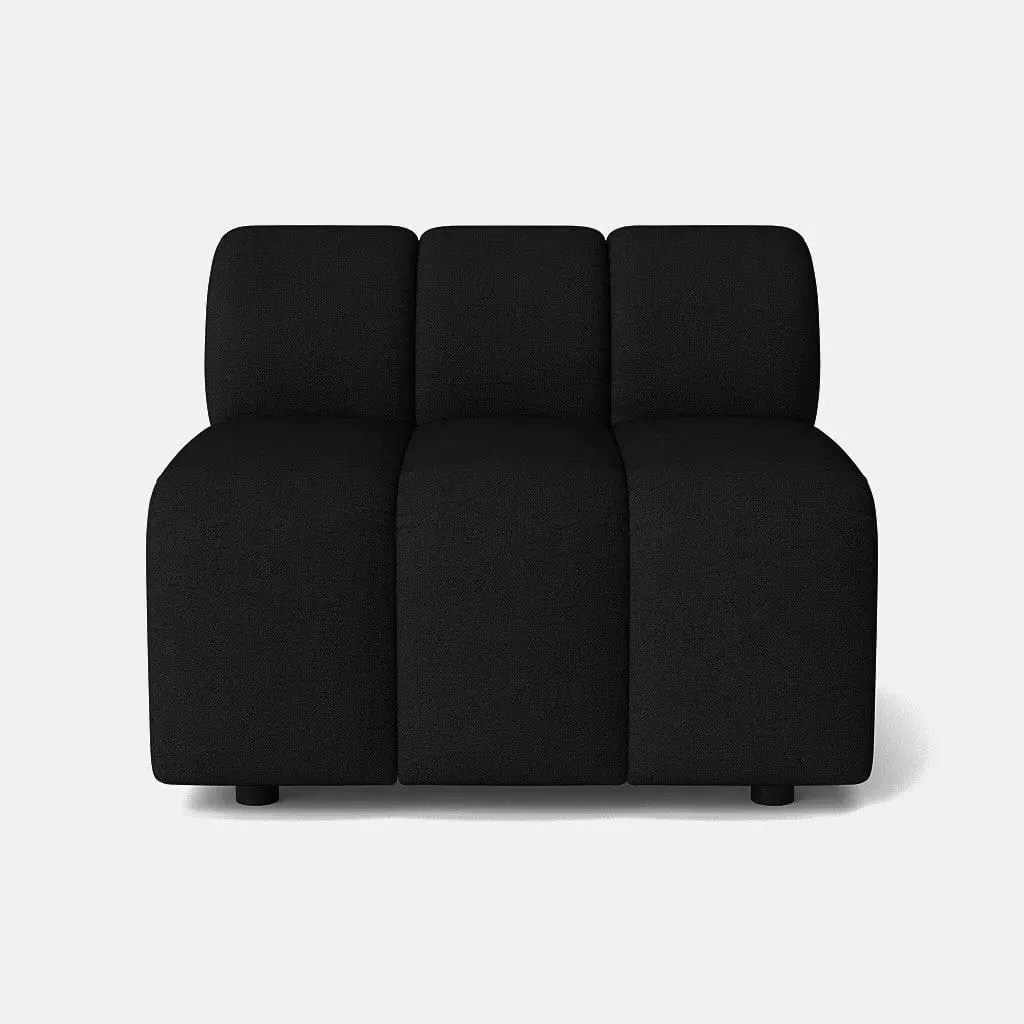 Nobu Modular Sofa Single Piece - Black, Chenille product