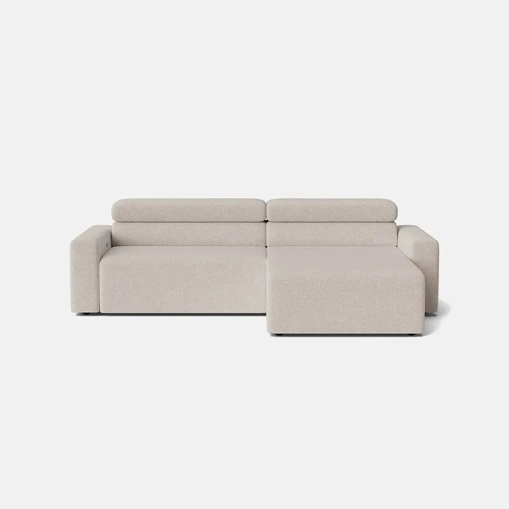 Rio Left Chaise Corner Sliding Sofa - Turtledove, Textured Woven product