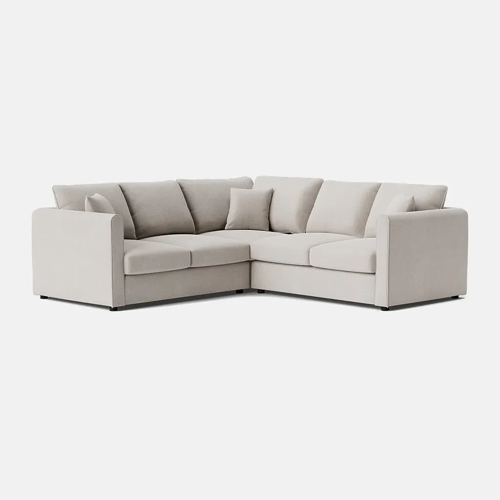 Seville Luxe Double Corner Sofa - Pale Linen, Chenille product