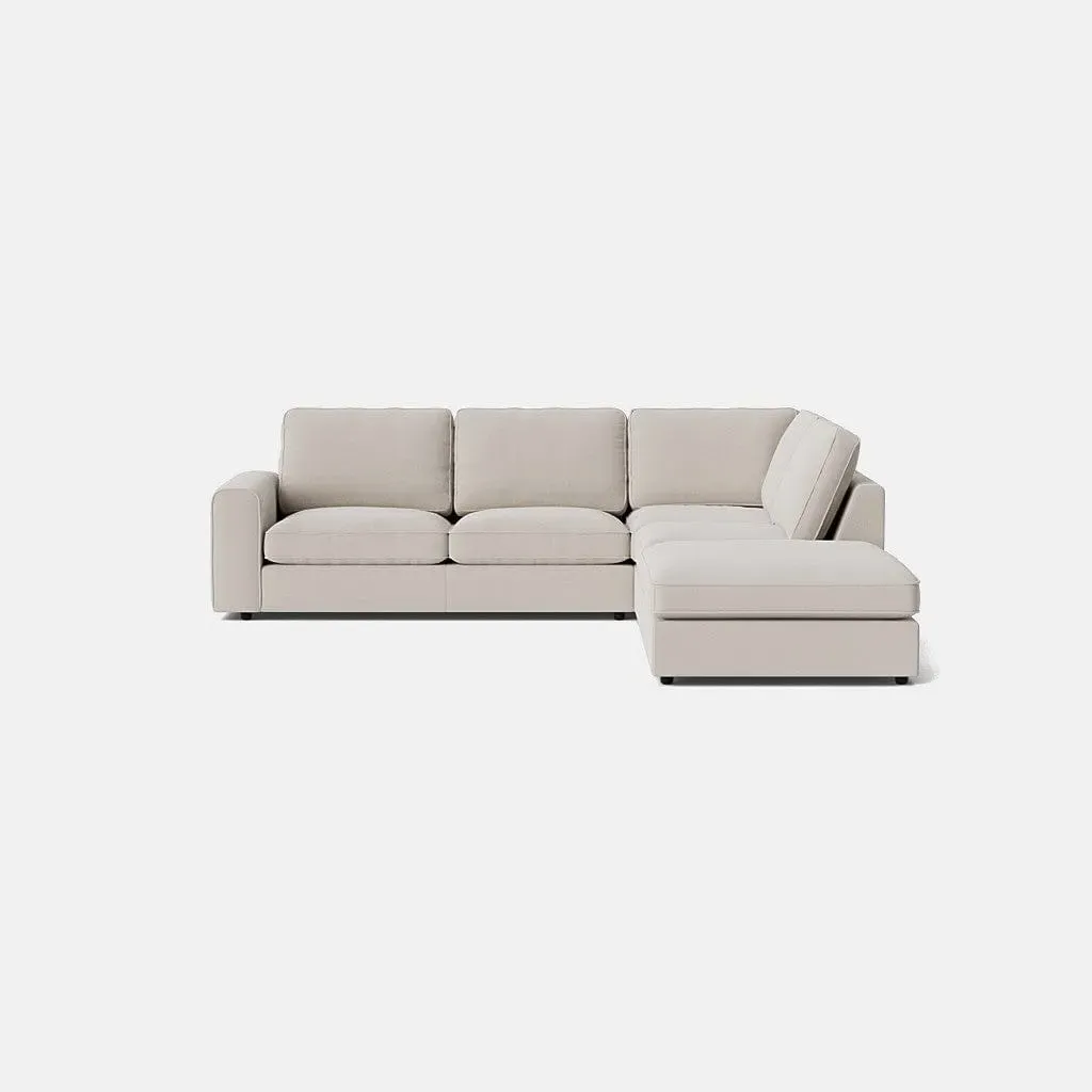 Tate Luxe Left Corner Footstool Sofa - Second Nature, Chenille product