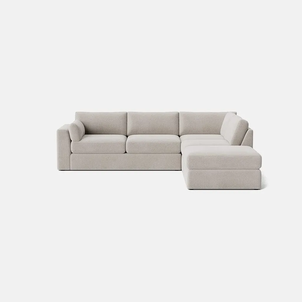 Vienna Left Corner Sofa - Pale Linen, Chenille product