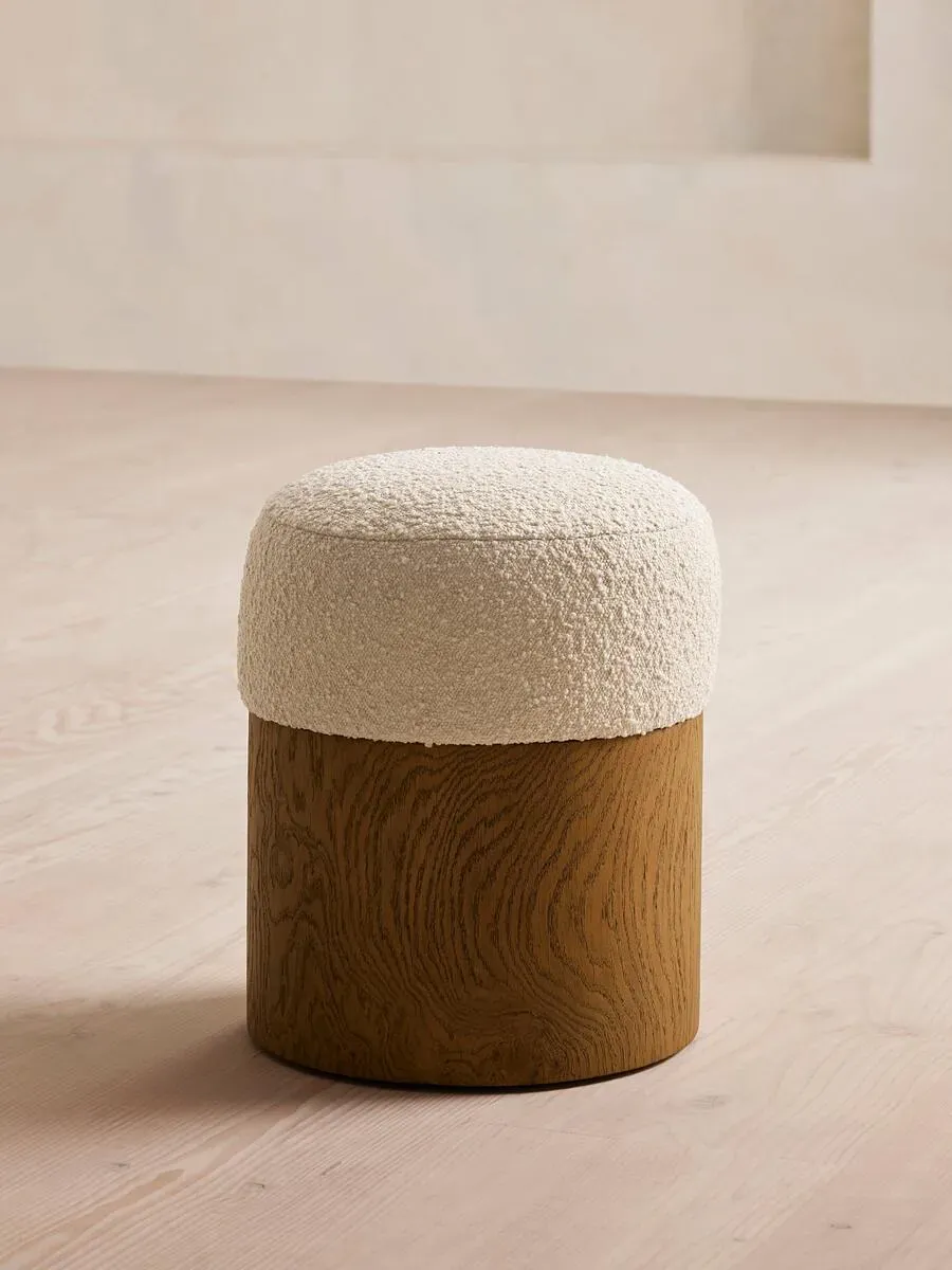 bertie-footstool-boucle-sand image