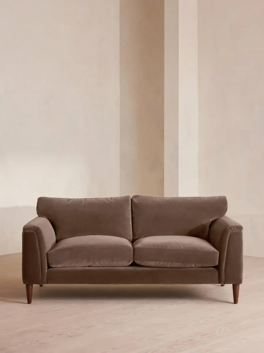 reya-two-seater-sofa-velvet-taupe image