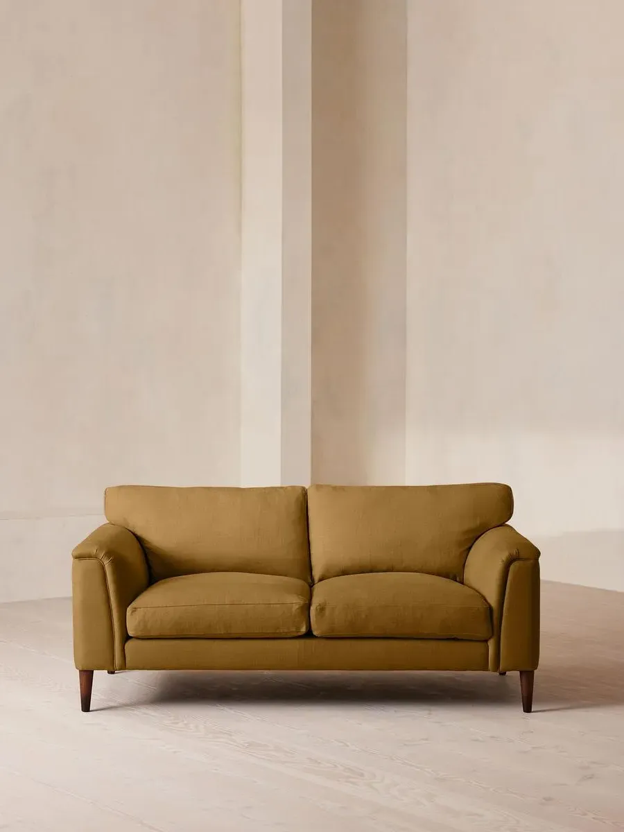 Reya 2-Seater Sofa - Ochre, Linen