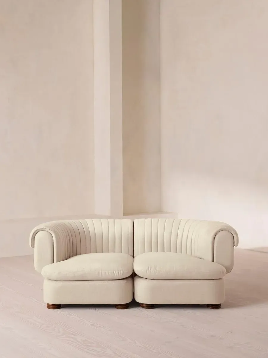 3-Seater Modular Sofa - Bisque, Linen product