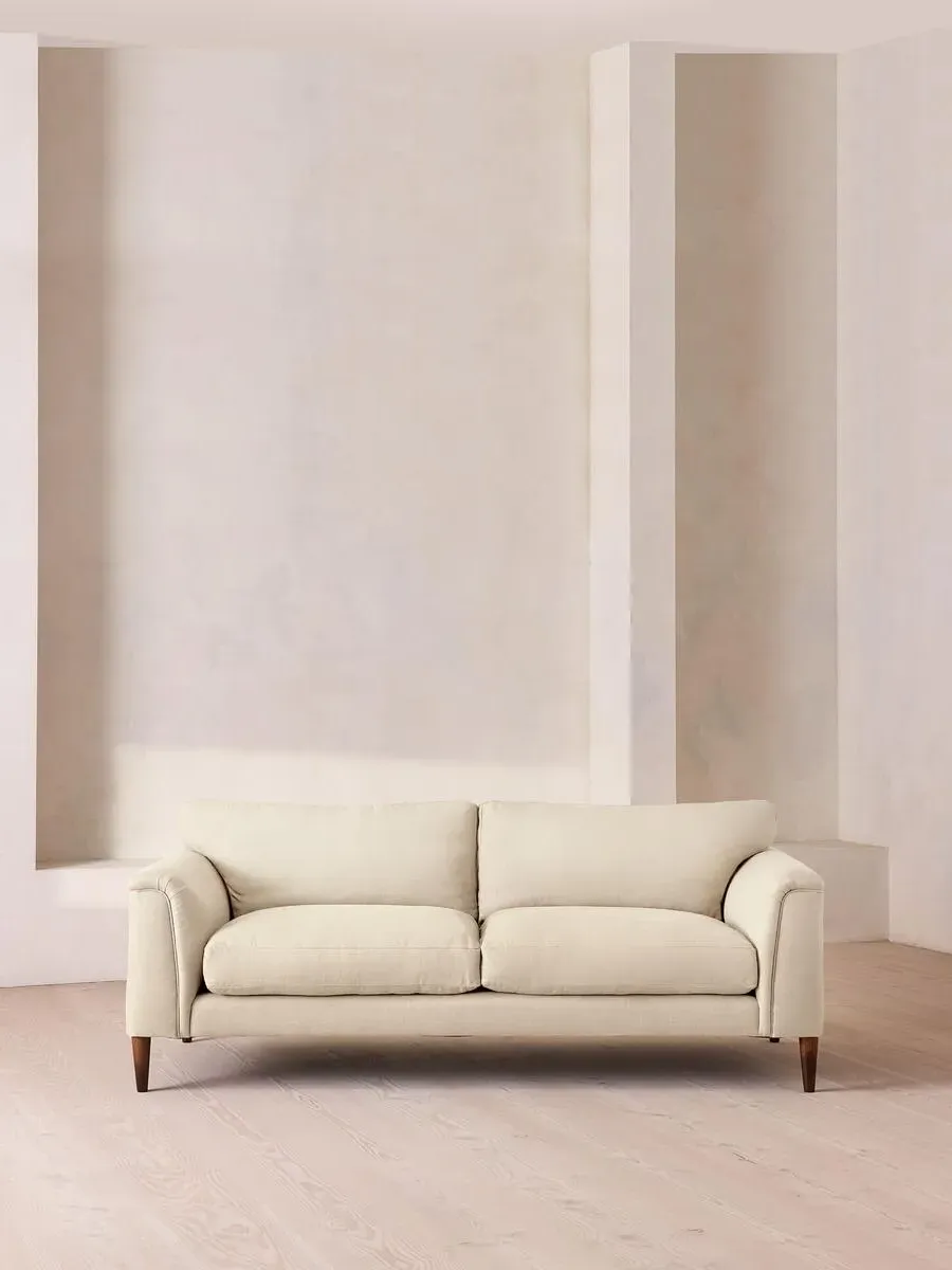 Reya 3-Seater Sofa - Bisque, Linen