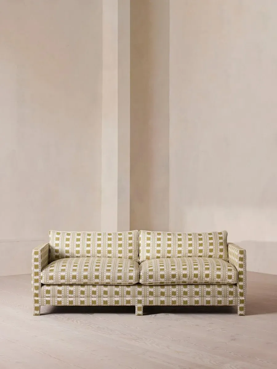 Ashford 3-Seater Sofa - Olive, Ikat Stripe product