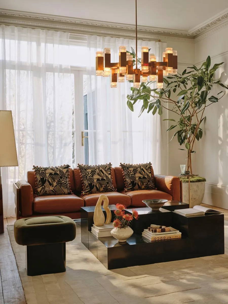 3-Seater Sofa with Removable Cushions - Chestnut product