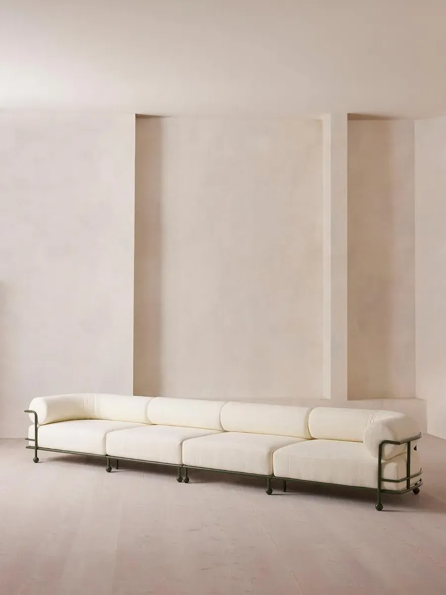 5-Seater Modular Sofa - Off White, Fabric product