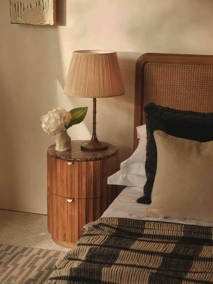 Alexander Table Lamp - Brass, Silk product
