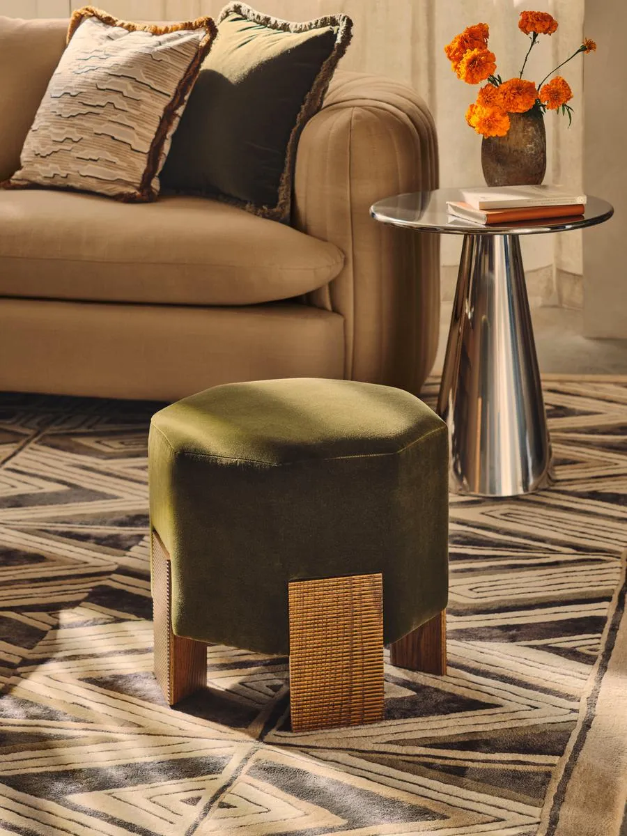 Allier Large Area Rug - Olive, Wool Blend product