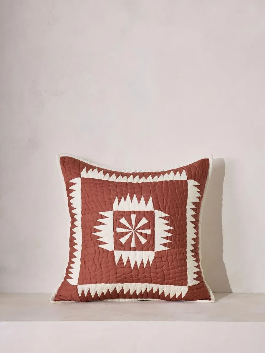 Annabelle Square Cushion - Rust, Cotton product