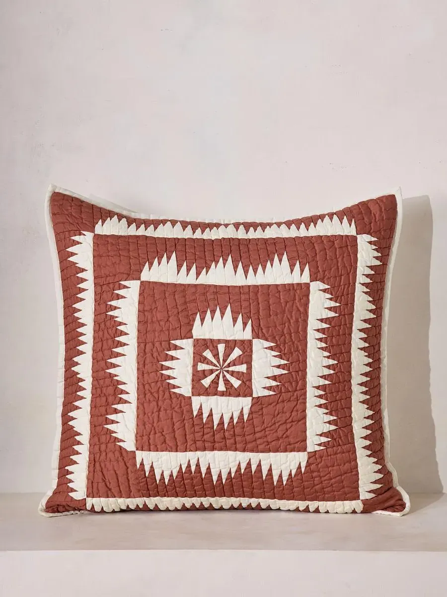 Annabelle Square Sham - Rust, Cotton product