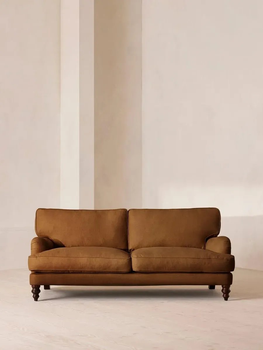 Arundel 3-Seater Sofa - Terracotta, Linen by Soho Home