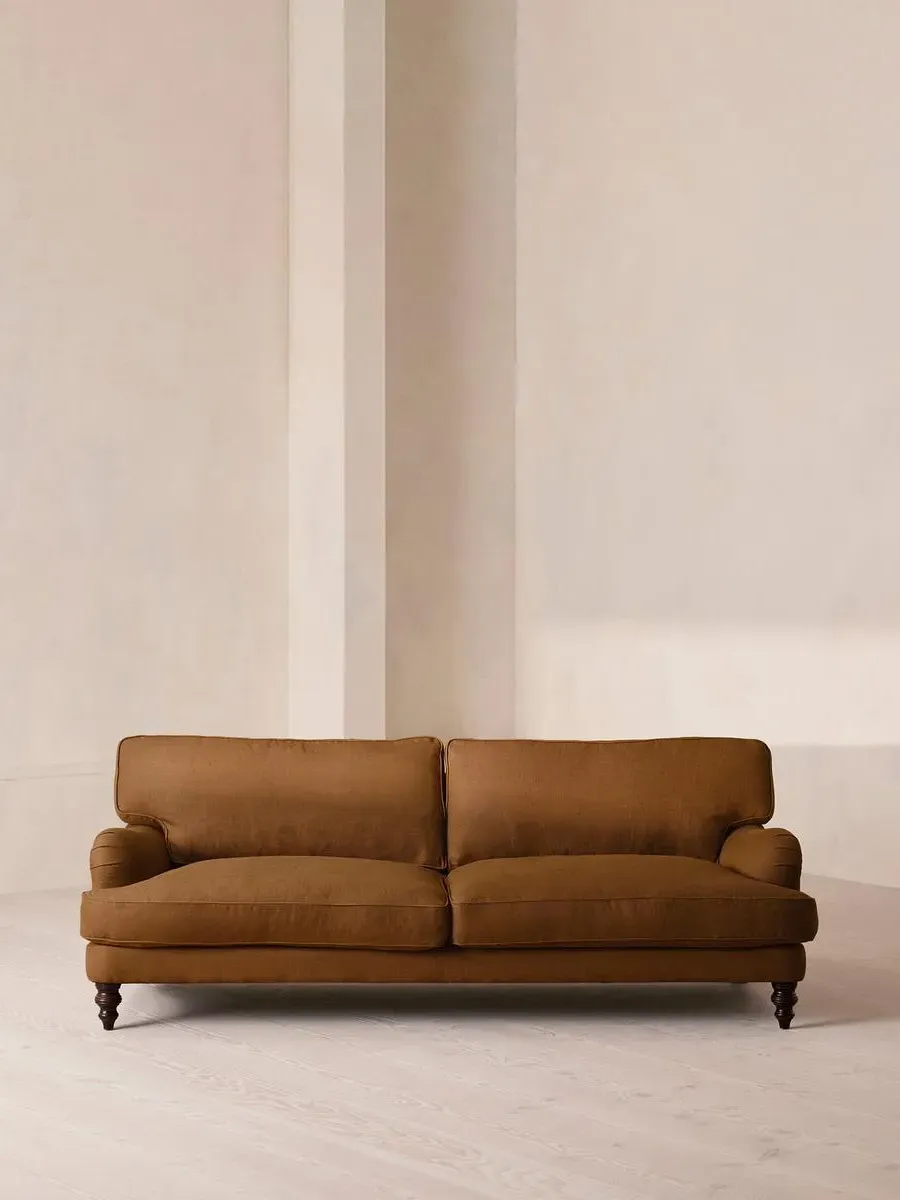Arundel 4-Seater Sofa - Terracotta, Linen by Soho Home