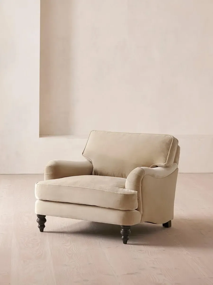 Arundel Loveseat - Oyster, Velvet product