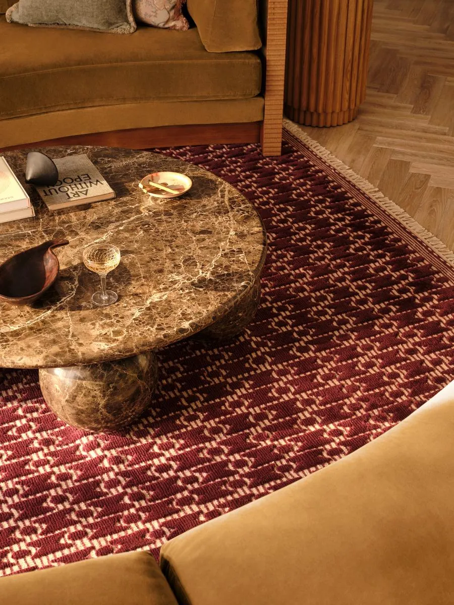 Auden Swatch Rug - Bordeaux, Cream product