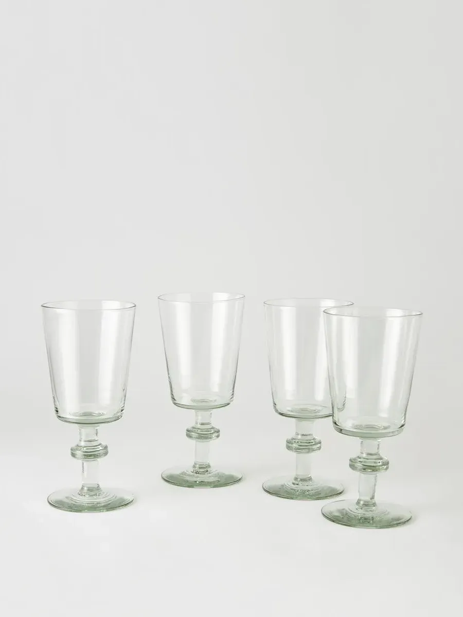 Avenell White Wine Glass Set of Four - Recycled Glass product