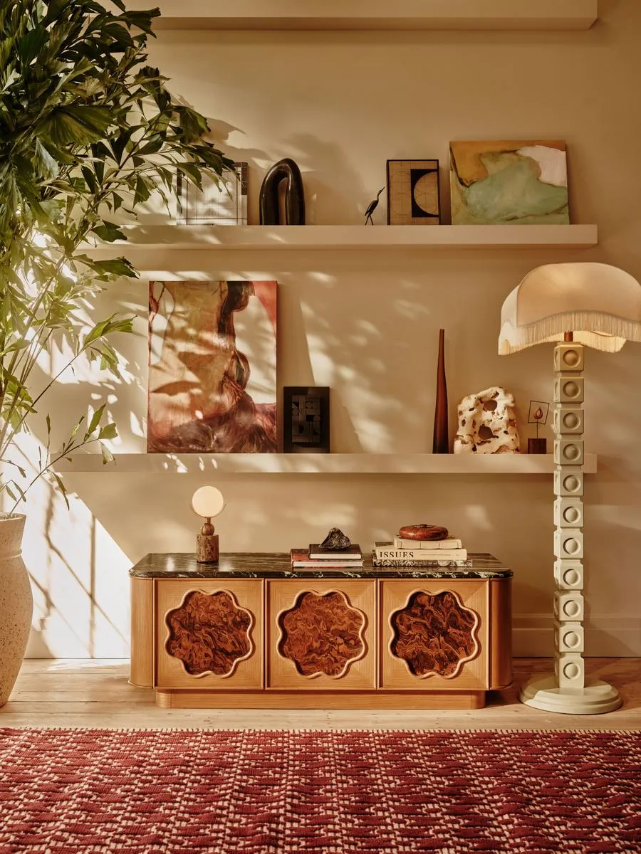 Barrett Media Unit - Napoli Green Marble, Oak product