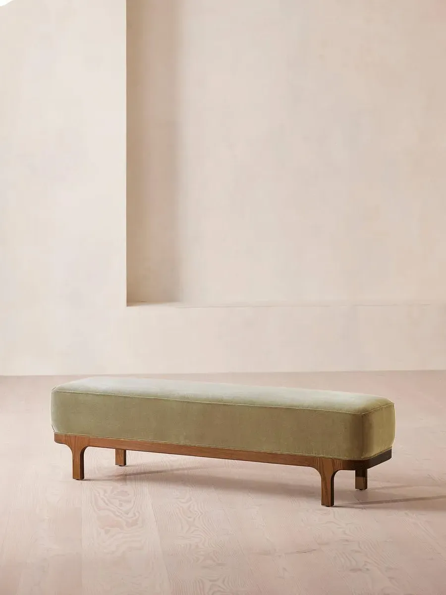 Belsa Bench - Lichen, Velvet product