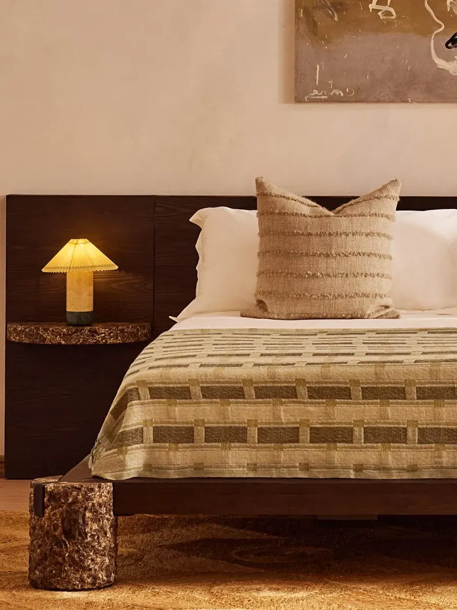 Bordain Throw - Wool-Silk Blend product