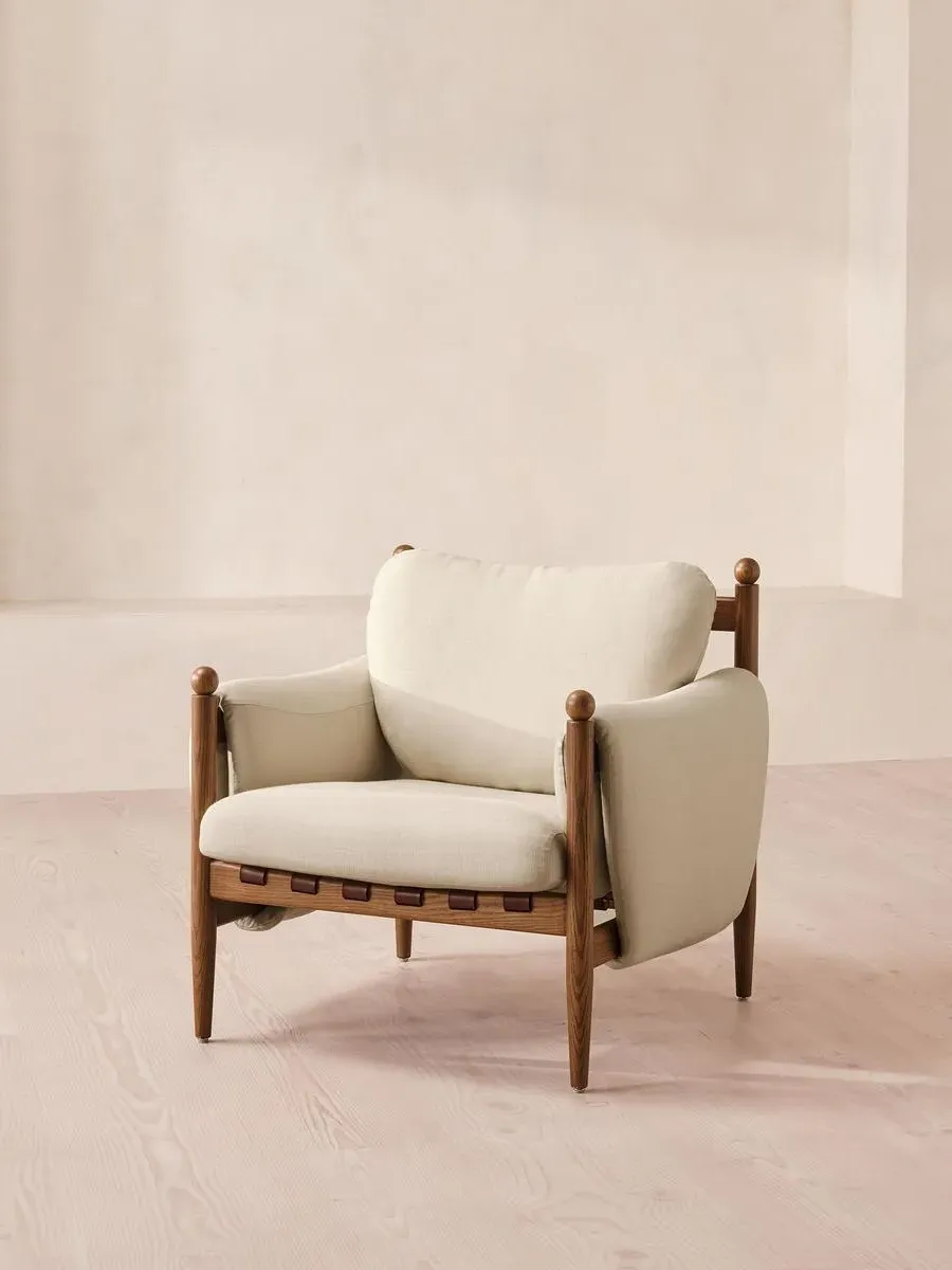 Casper Armchair - Bisque, Linen product