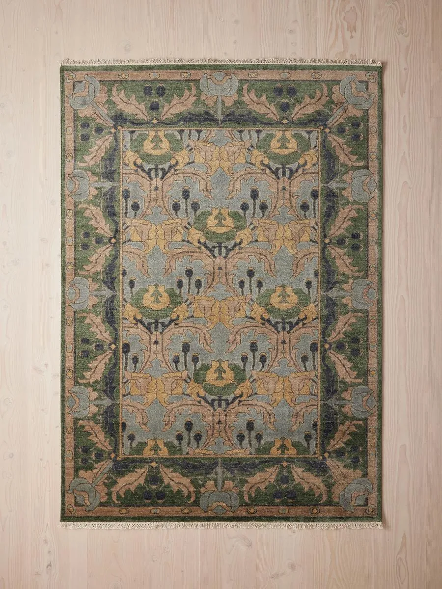 Catherine Large Rug - Navy, Wool product
