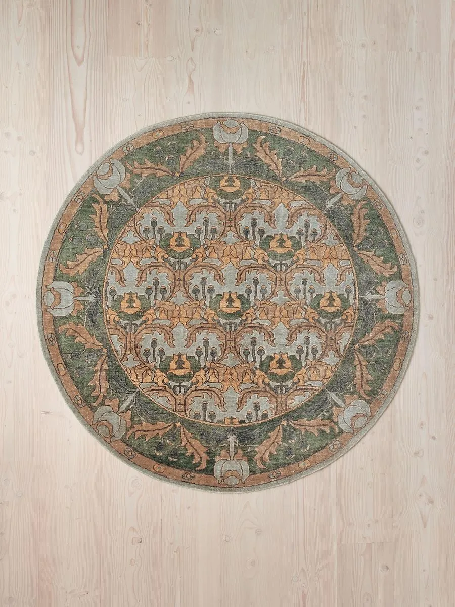 Catherine Round Rug - Navy, Wool product