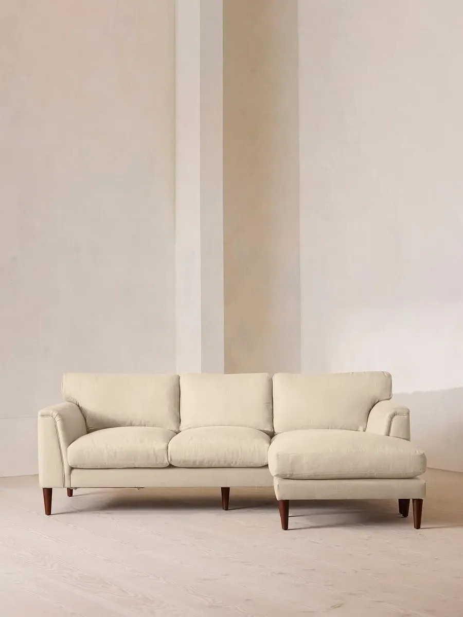 Reya Chaise-end Sofa - Bisque, Linen by Soho Home