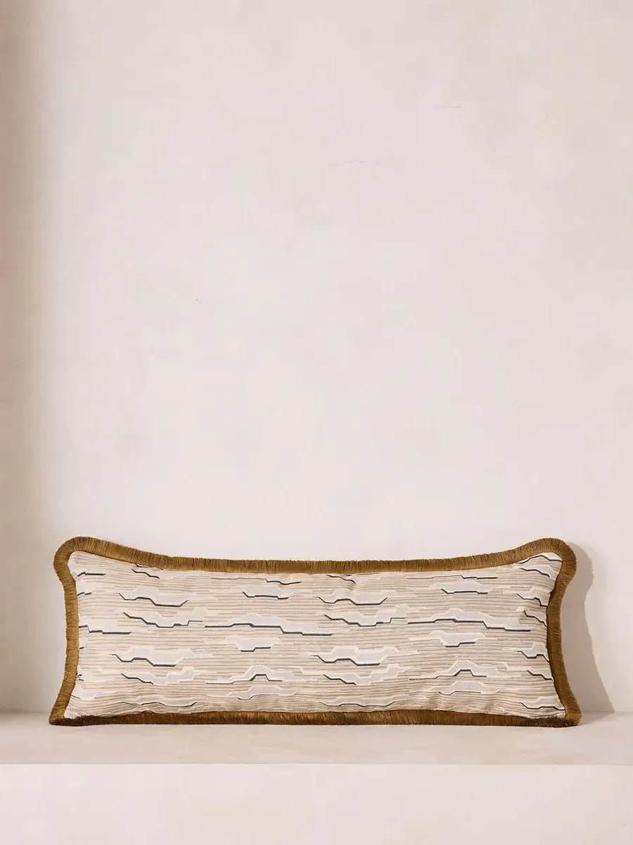 Cloud Bolster Cushion - Jacquard, Feather-Filled product