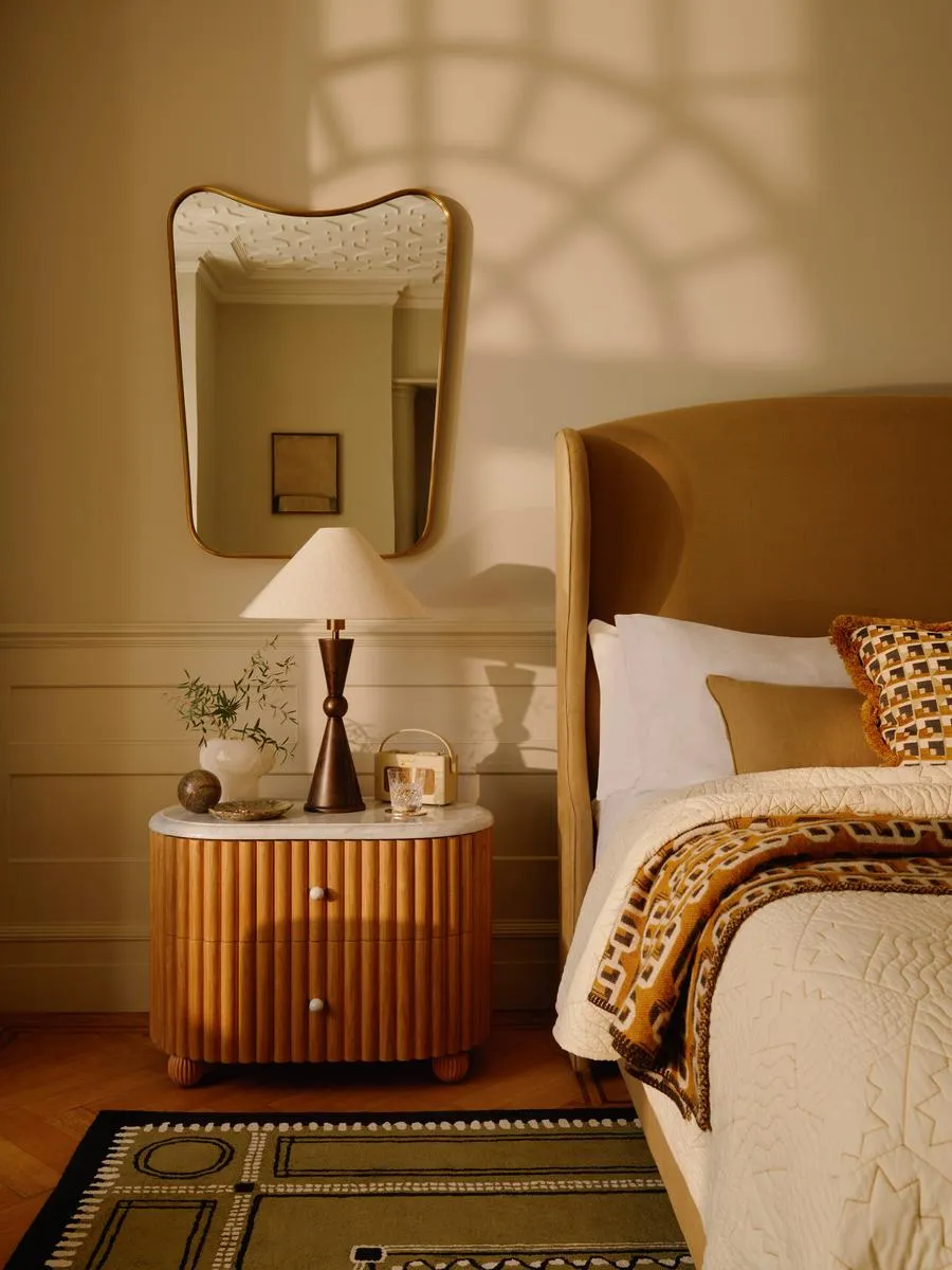Cooper Wall Mirror - Antique Brass product