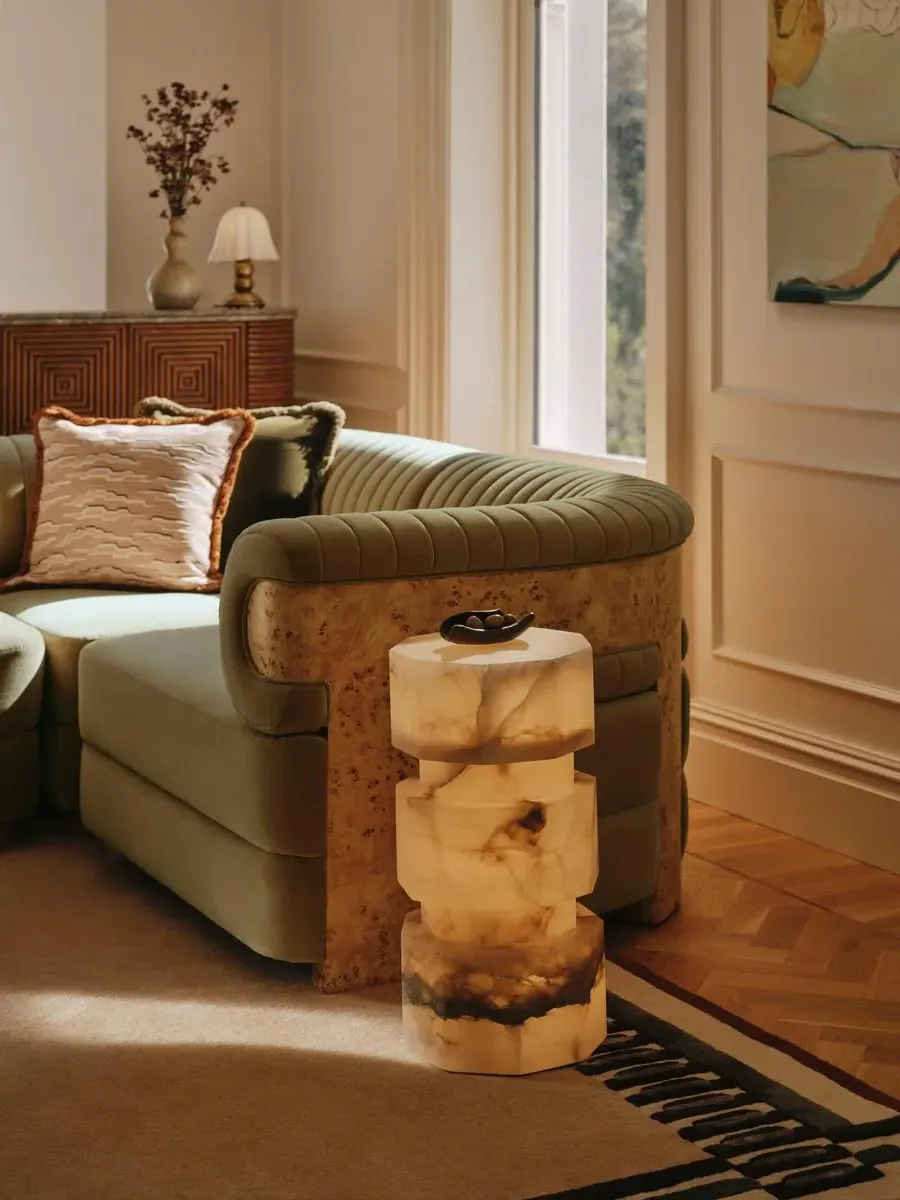 Caleb Modular Corner Sofa - Lichen, Cotton Velvet product