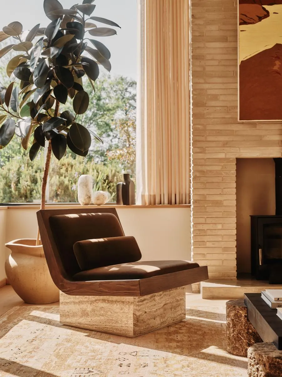Danilo Armchair - Chocolate Velvet product