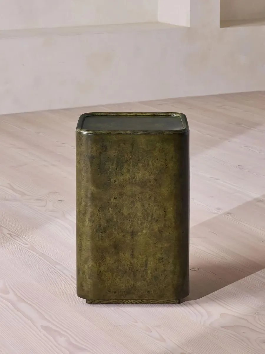 Dawson Side Table - Olive, Oak Burl Veneer product