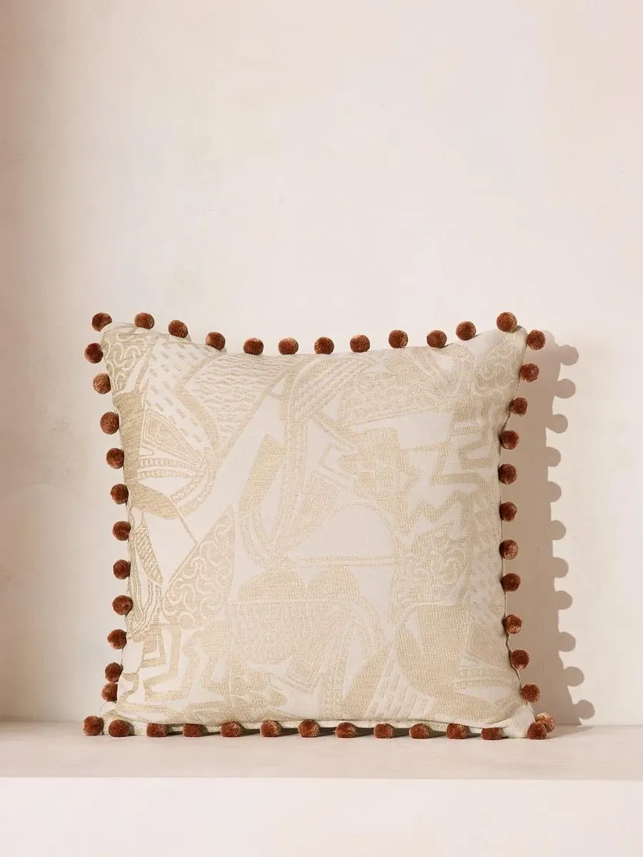 Daxton Square Cushion - Neutral, Jacquard product