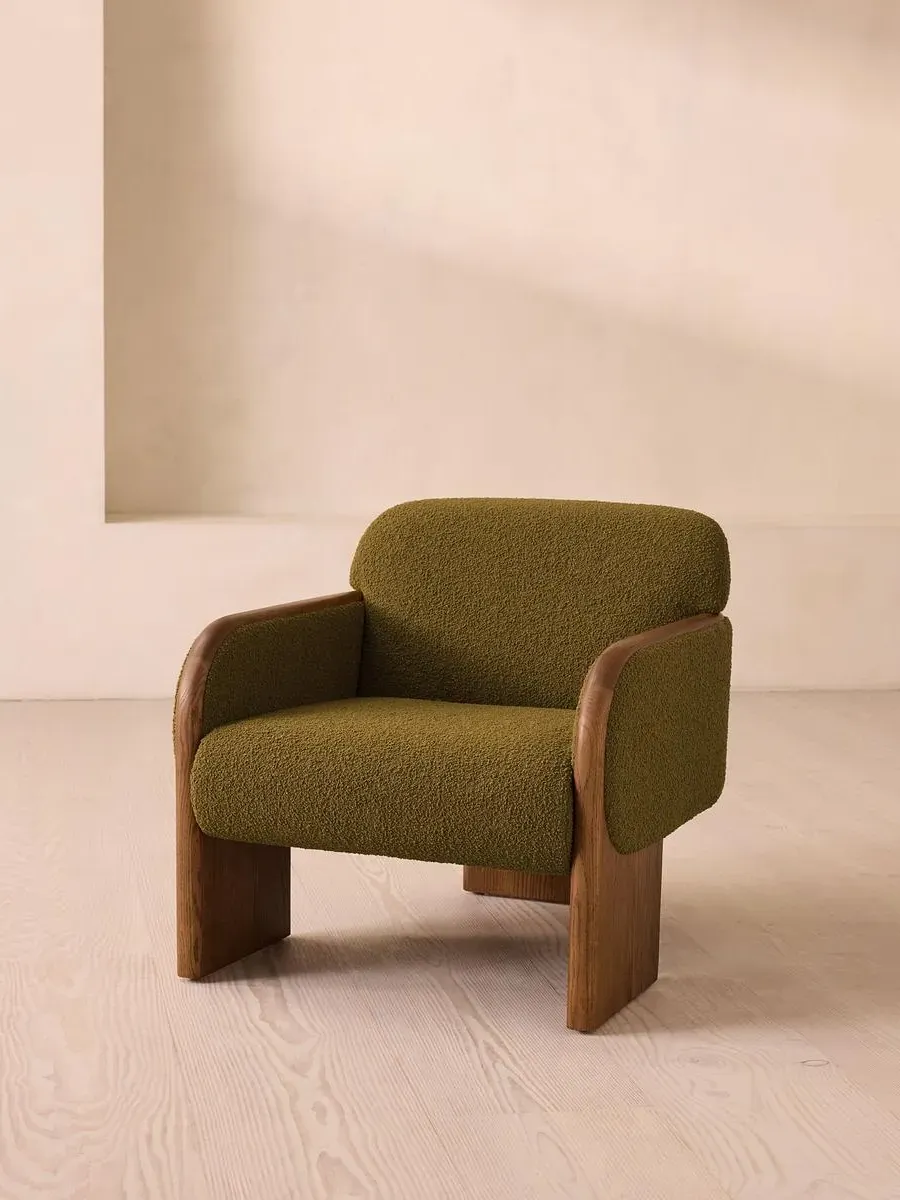 Eddie Armchair - Kelp, Wool Boucle product
