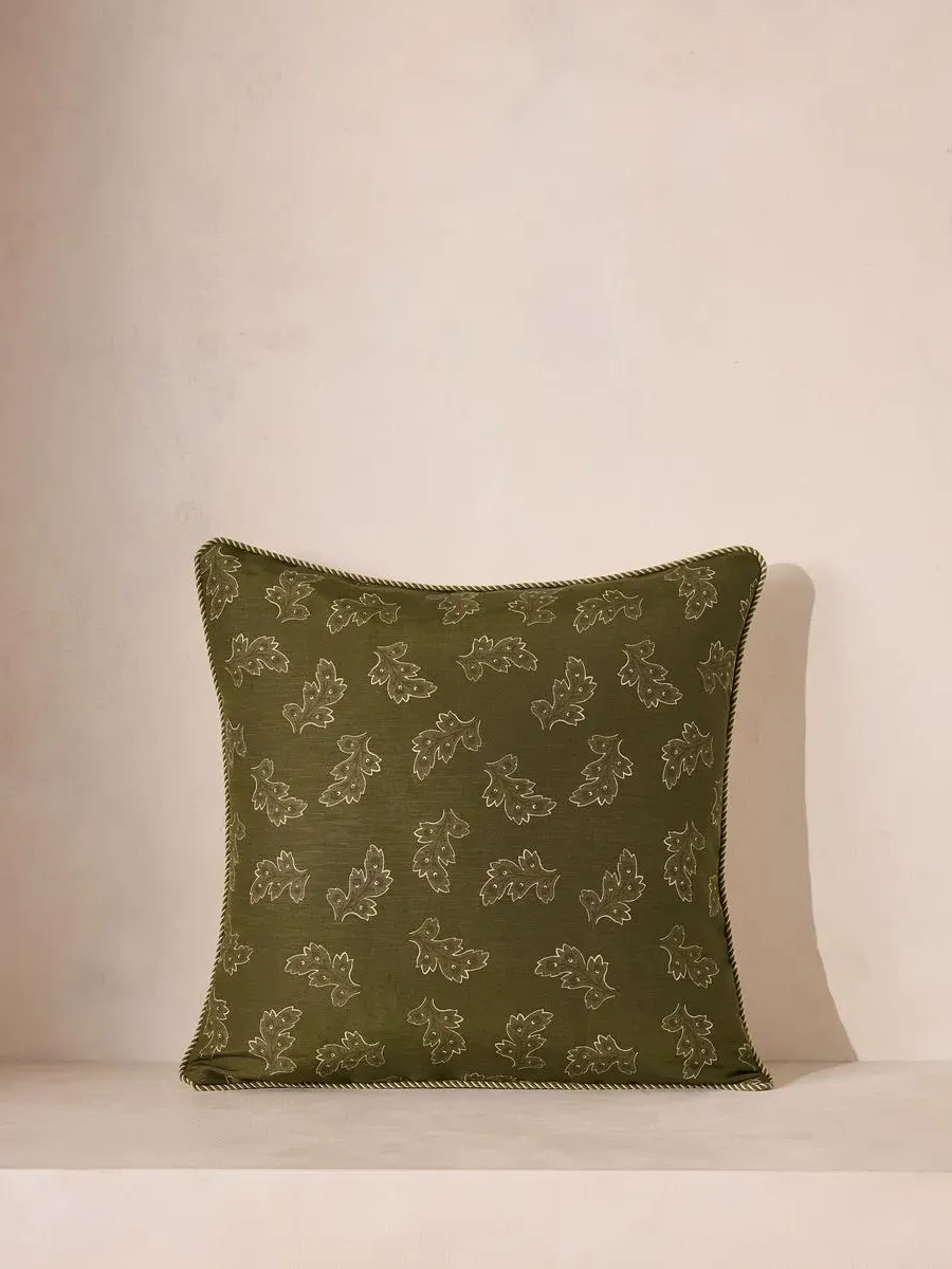 Elia Square Cushion - Silk, Linen product