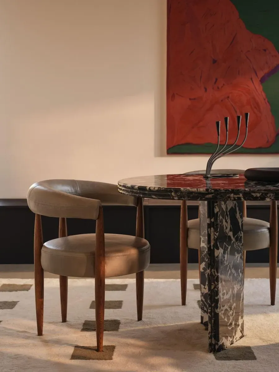 Fergus Dining Chair - Fern, Leather product