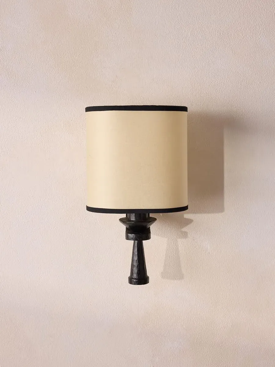 Flint Wall Light - Blackened Brass product