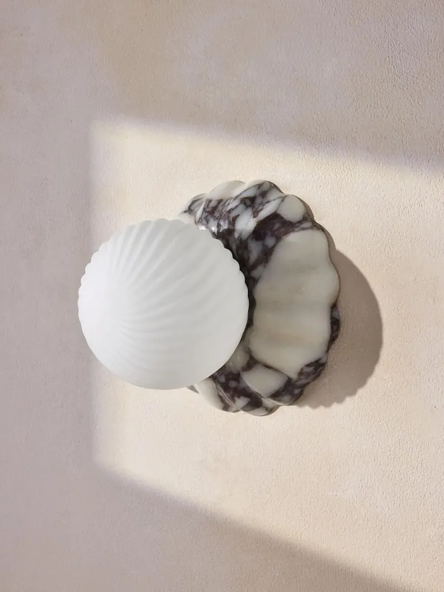 Floria Wall Light IP44 - Calacatta Viola Marble product