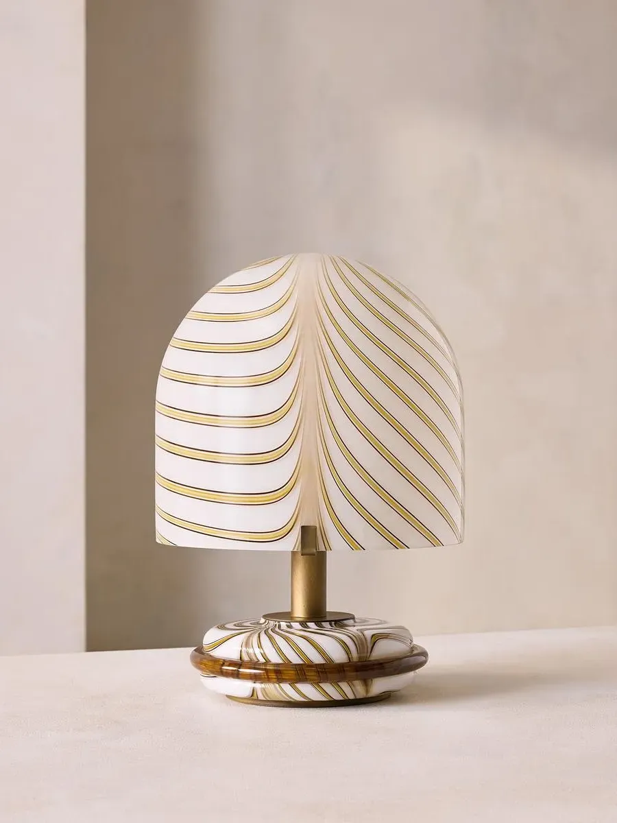 Francesco Bell-Shaped Table Lamp - Amber, Murano Glass product