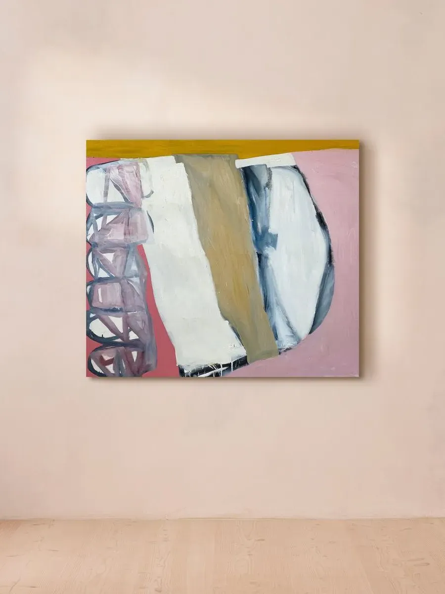 Fray by Henry Ward Acrylic on Canvas Artwork by Soho Home