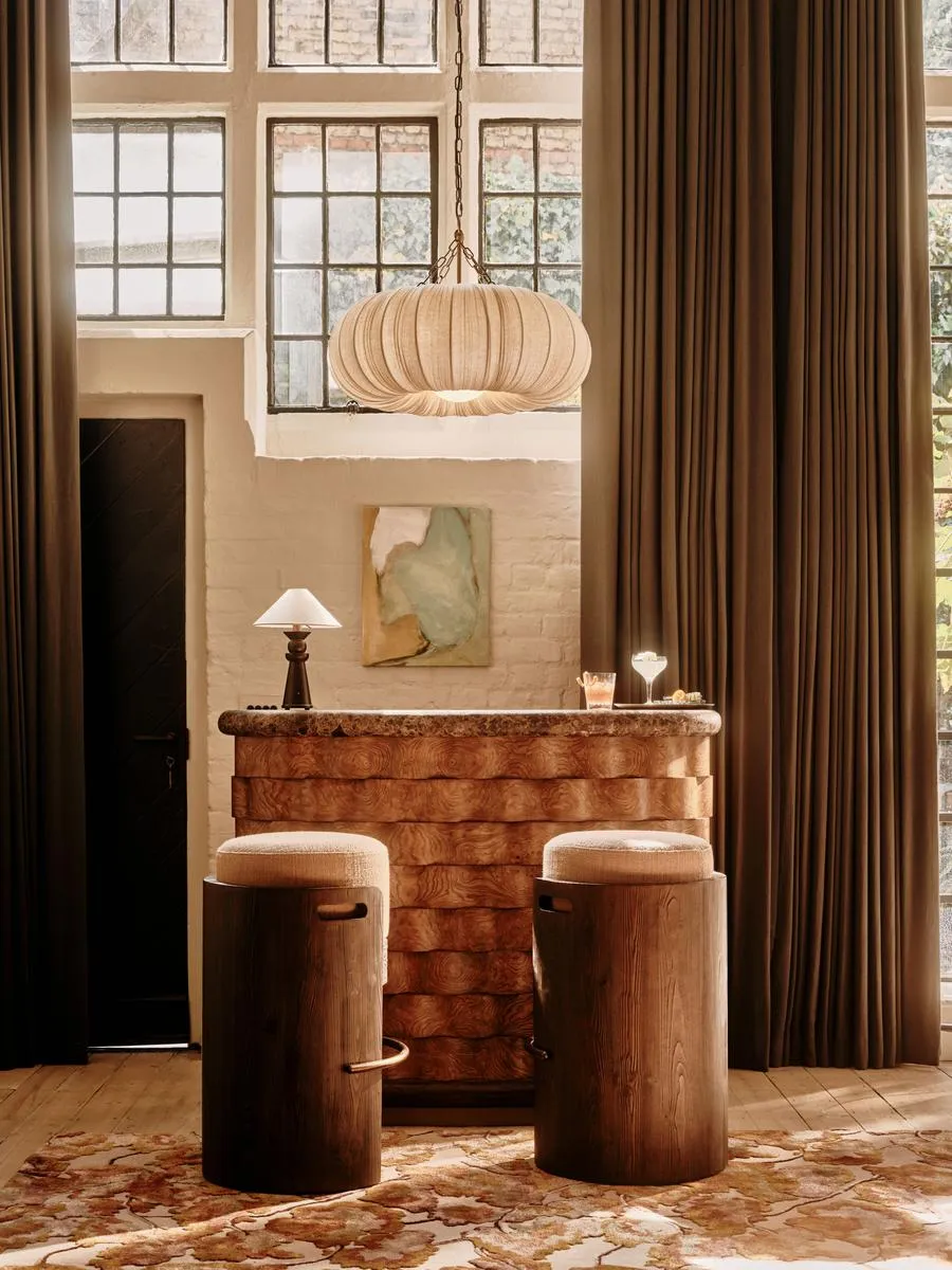 Freestanding Bar with LED Lighting - Marble by Soho Home